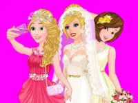Barbie #039;s Wedding Selfie With Princesses