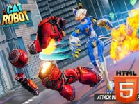 image Cat Robot Transform War